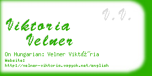 viktoria velner business card